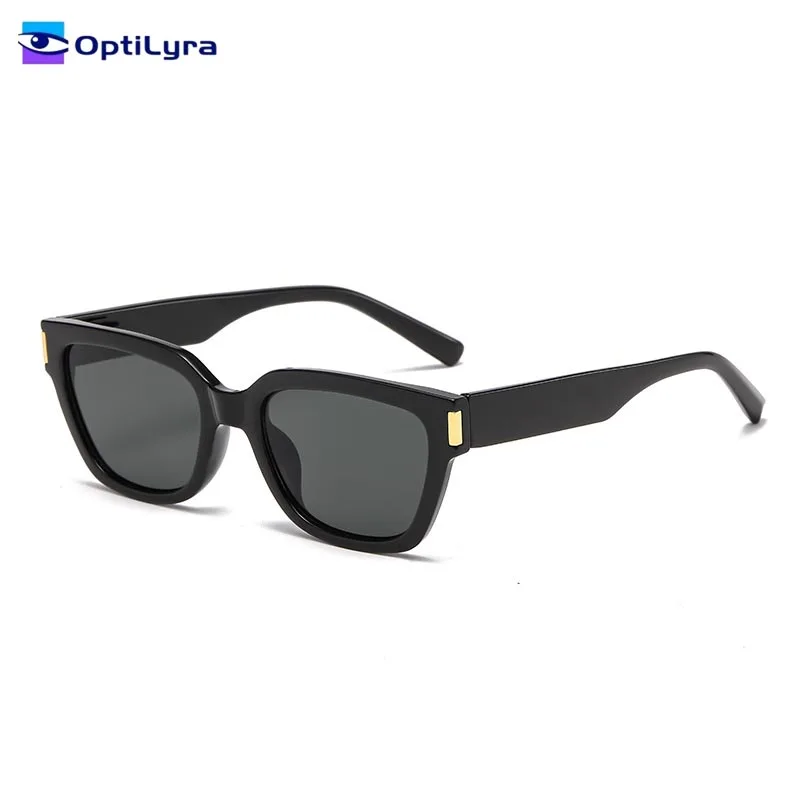 

OptiLyra Brand Women's Fashion Square Sunglasses UV-Protective Casual Goggles Retro Polarized Sunglasses
