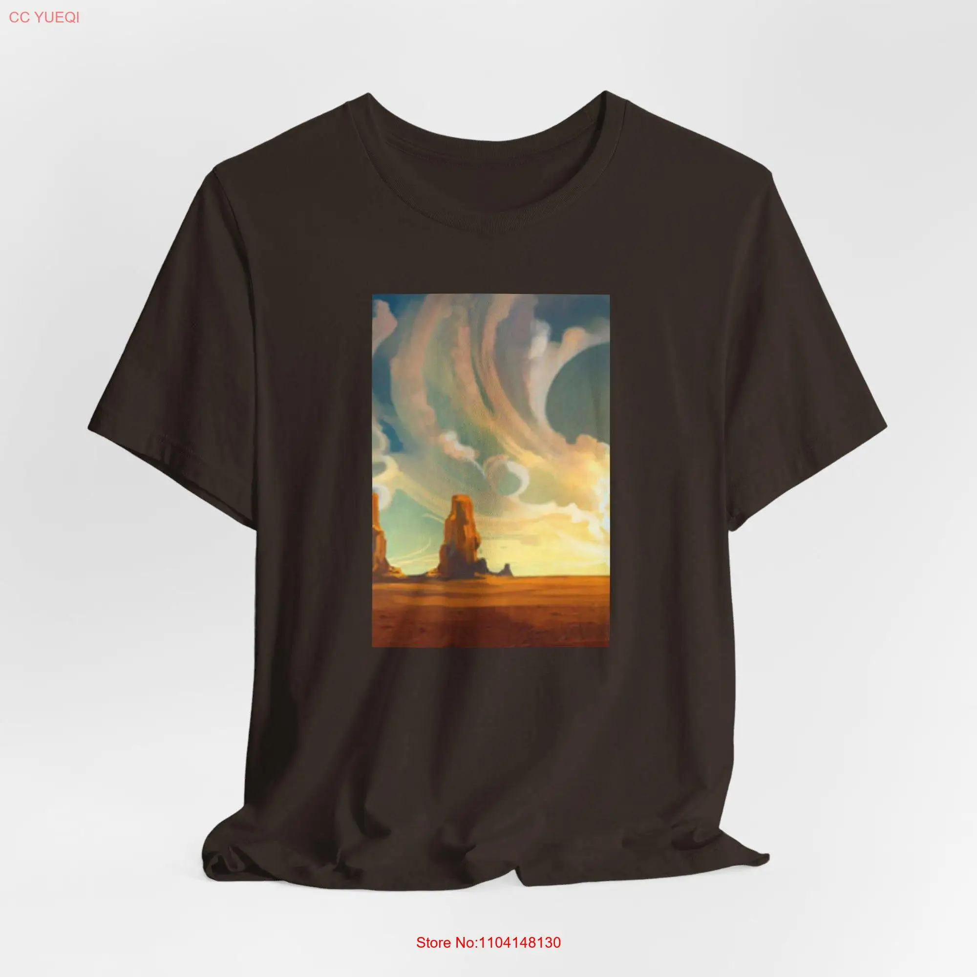 Desert skies Jersey  T Shirt long or short sleeves