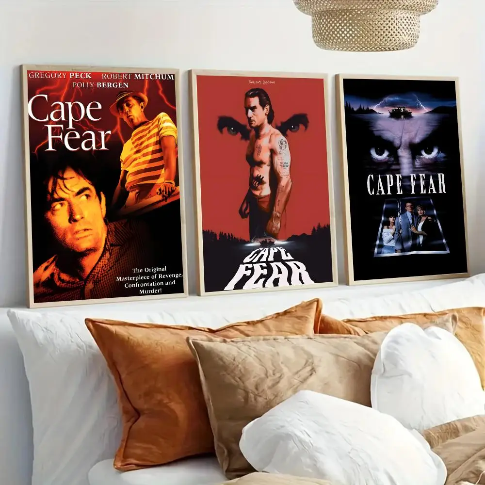 Movie C-Cape Fear Poster Modern Home Living Bedroom Bar Hallway Waterproof Wall Art Aesthetic Decor