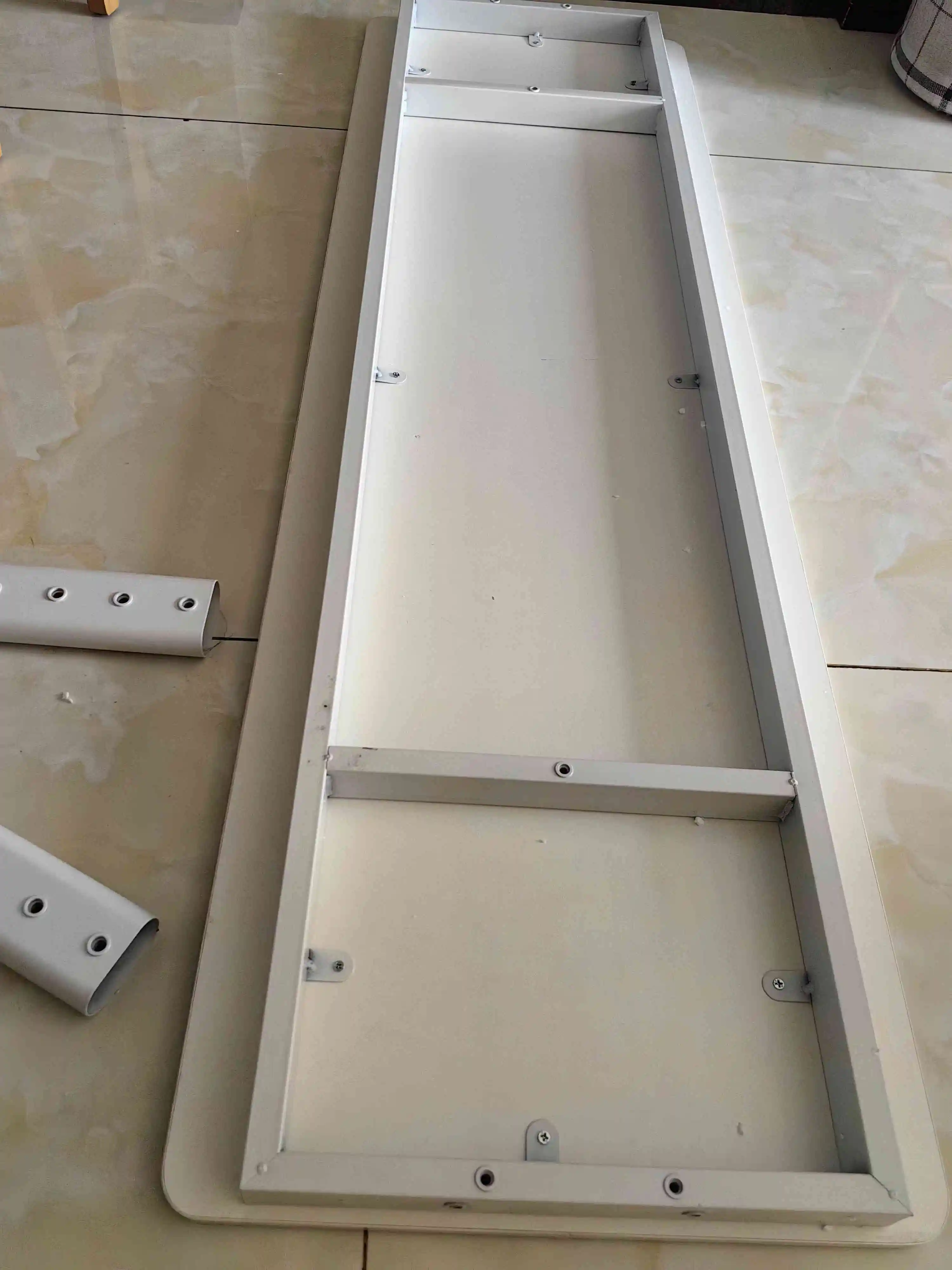 Height Adjustable Solid Wood Computer Desk with Wheels – Small Laptop Table 40/50cm for Home Office Study Workstation