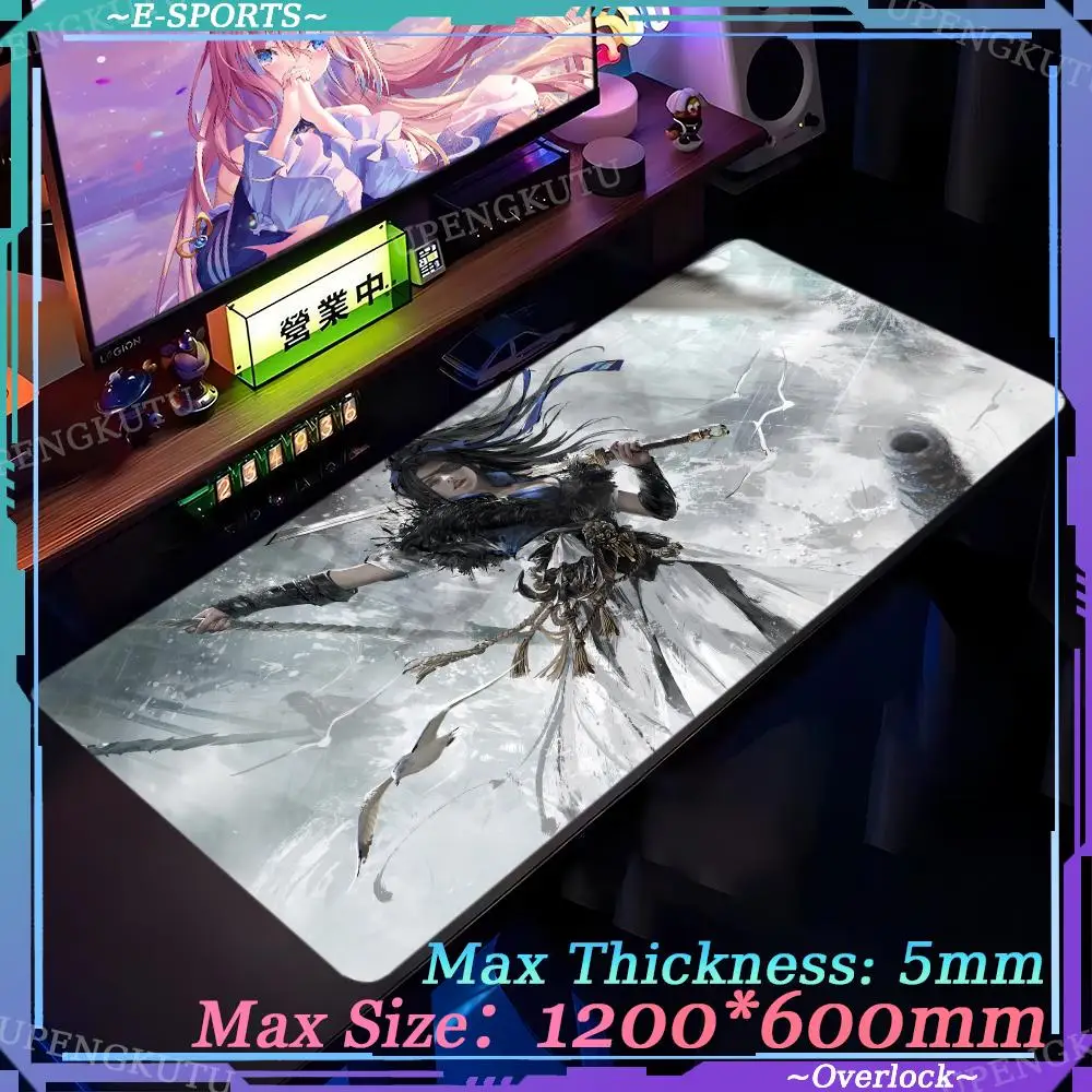 New products N_naraka_Bladepoint Anime Oversized Gaming Ergonomic mouse pads DIY gaming computer Desktop protective pad