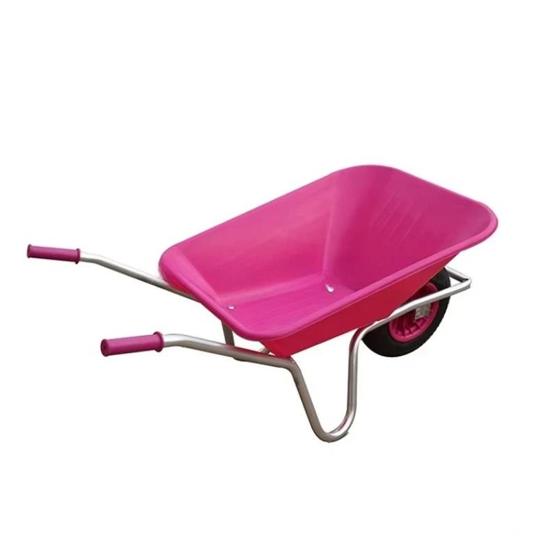 Single-wheel gardening agricultural hand tools and use of trolleys
