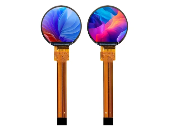 0.99-inch TFT display circular color screen 128x115 resolution driver GC9107IC full view LCD screen