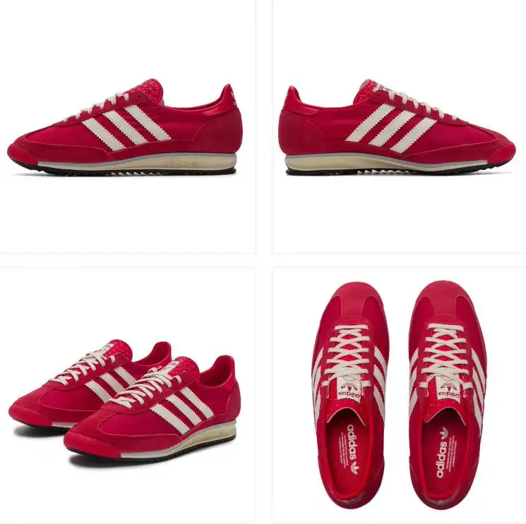 2026 Retro Adidas Trefoil Herren Freizeitschuhe Mix aus Wildleder und Leder EVA-Dämpfung Gummisohle Klassische – Detail 9