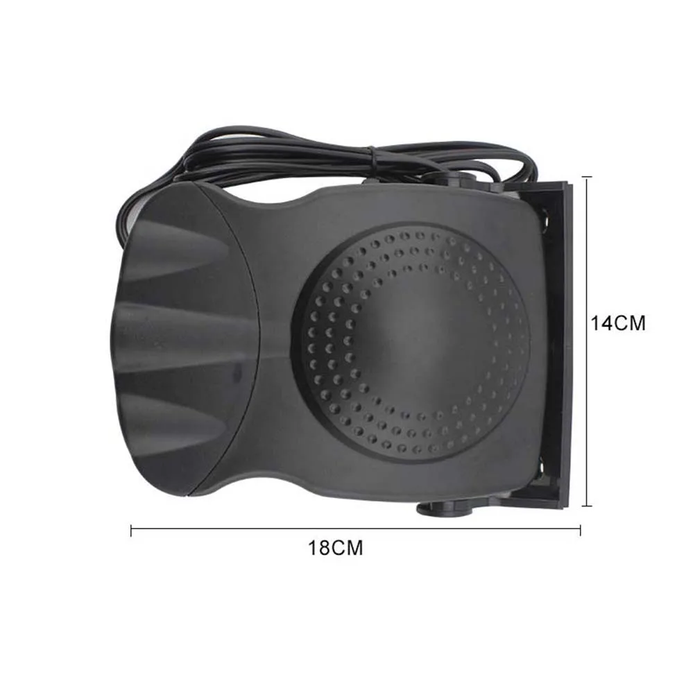 

Car Defogger Heater 12V Portable Ceramic Heating Cooling Fan 180° Adjustable Windshield Demister Fast Defrost Cigarette Lighter