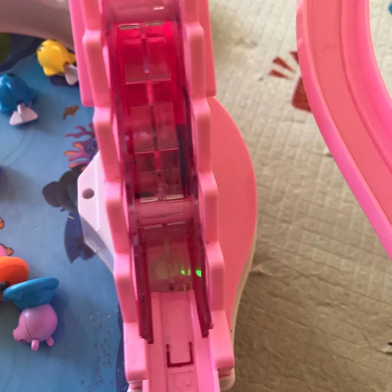 مجموعة ألعاب الصيد الكهربائية: متسلق البطريق 2 في 1 مع أضواء. هدية تعليمية تفاعلية لمتعة التعلم بين الوالدين والطفل