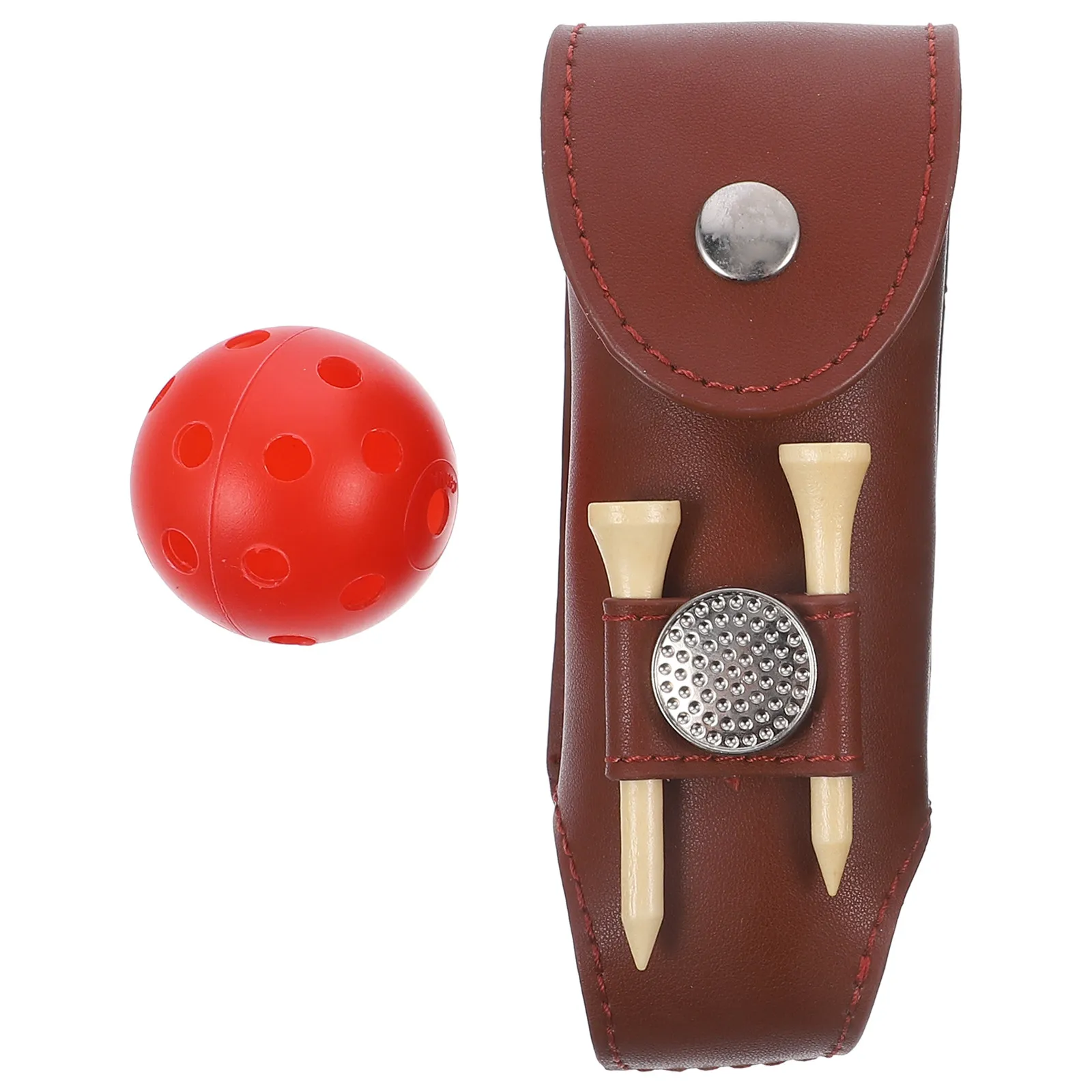 

Professional Golf Ball Bag Made of Wear-Resistant Waist-Worn Portable Ball Storage Holder for Golfers Convenient Daily