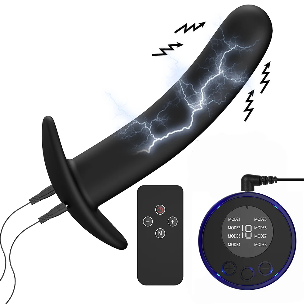 BDSM E-Stim Anus vagina Dilator Men Prostate Massage Sex Toy For Women Electric Shock Pulse Silicone Anal Plug Big Butt Plug Men