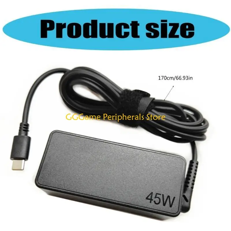 U55B TypeC PD45W Laptop Power Supply AC100V-240V AC Power Power Supply