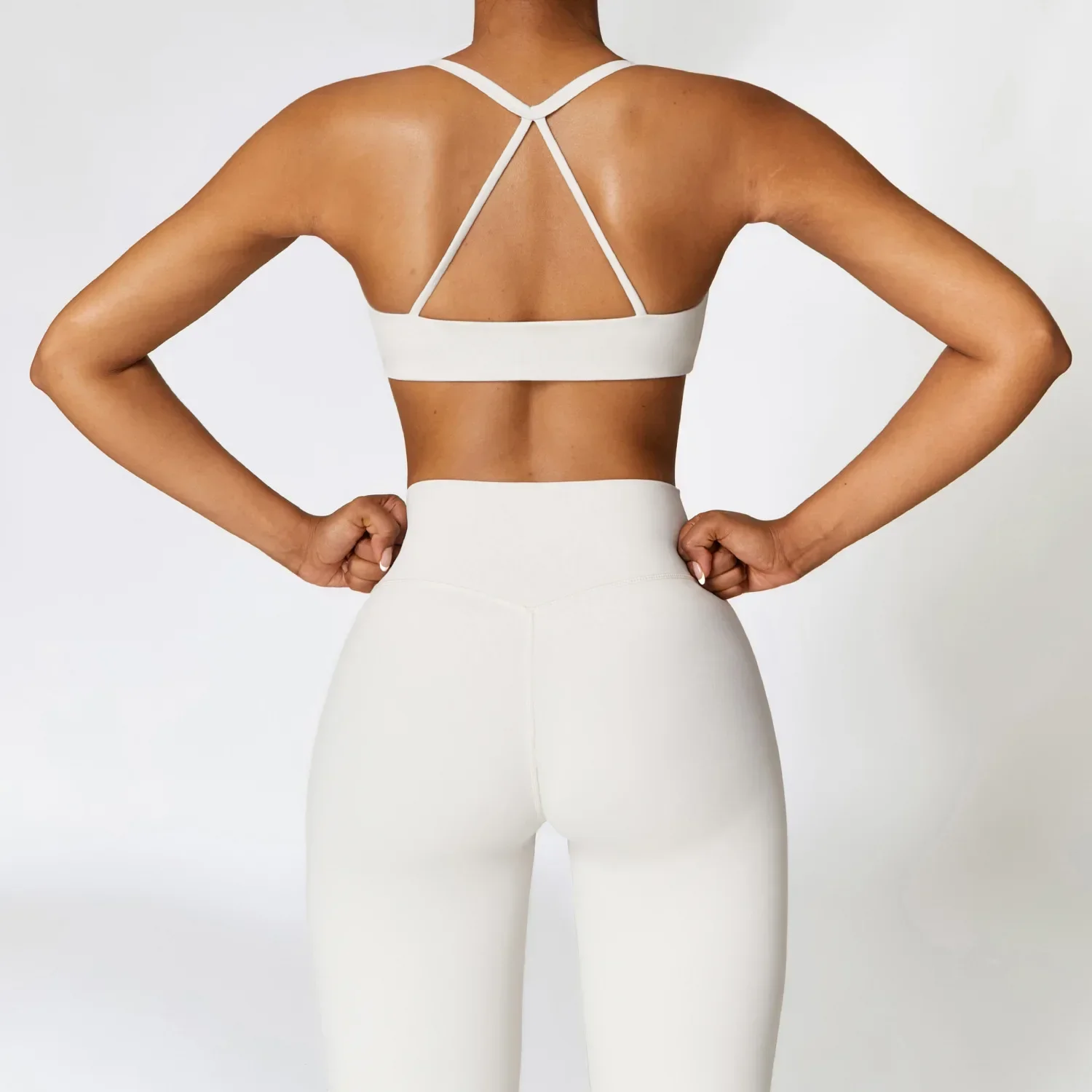 

Yoga Set 2PCS Gym Set Workout Clothes for Women Seamless High Waist Leggings Sports Bra Suit Female Sportswear Women Tracksuit