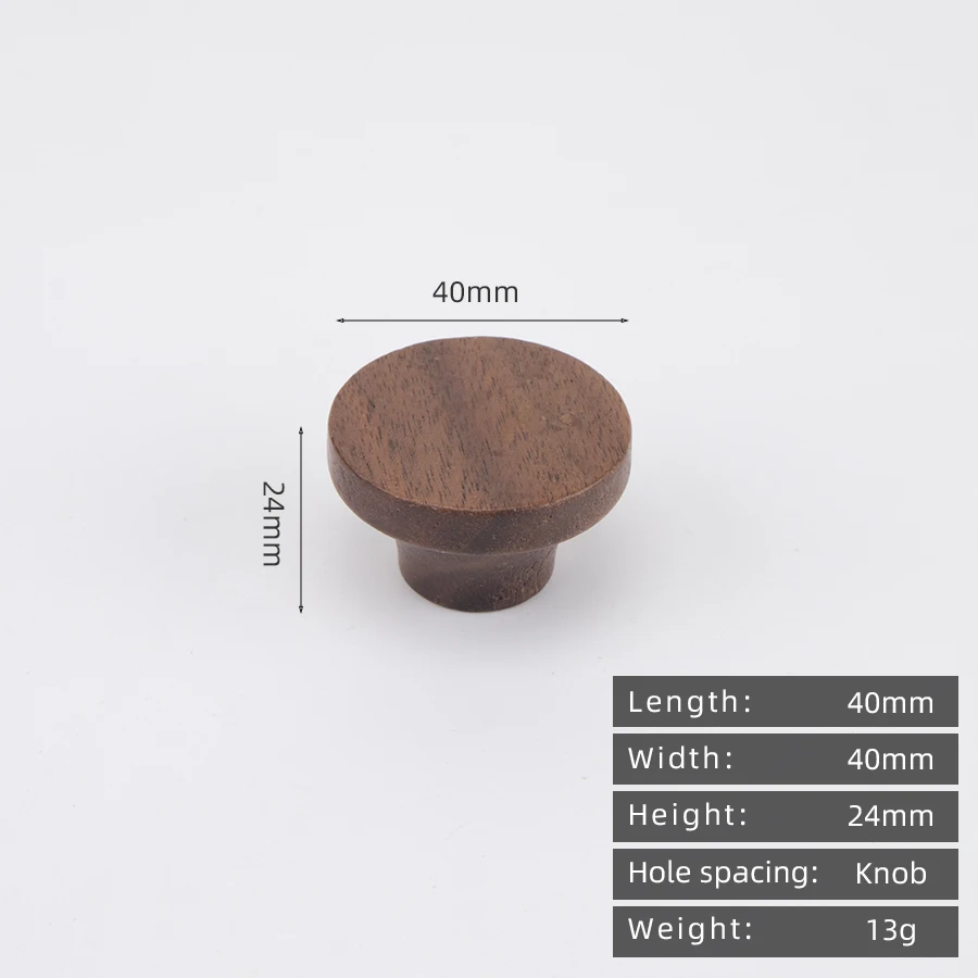 KEDLO Japanse stijl massief houten kinderkamer houten+messing greep houten stijl moderne minimalistische walnoot houten ladegreep
