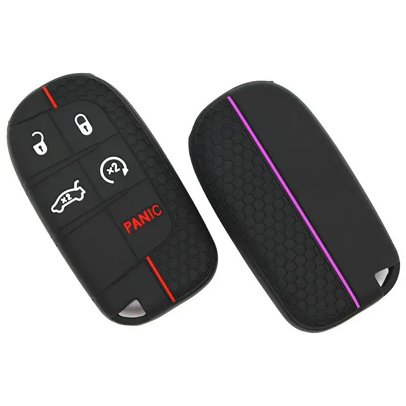 

Чехол для ключа с дистанционным управлением из силикона для Renegade, Compass, Grand Cherokee, 300C, Wrangler, Dodge (1 шт.)