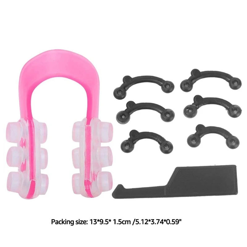 6 Pack Set Schoonheid Neus Clip Corrector Massage Tool Neus Omhoog Lifting Shaping Shaper Brug Rechttrekken Geen Pijn