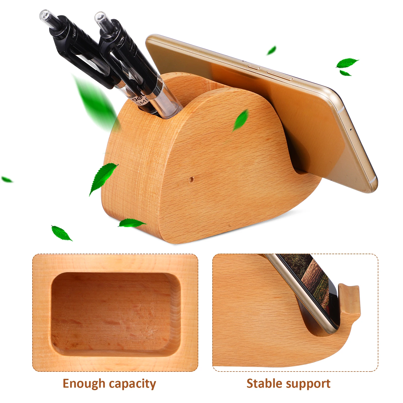 

Dolphin Pen Holder Stand Small Phone Makeup Brush Unique Pencil Office Desk Decorations