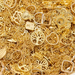 20/50grams Alloy Metal Jewelry Findings Material with CCB Beads Frame for DIY Earrings Bracelet Jewelry Making Accessories