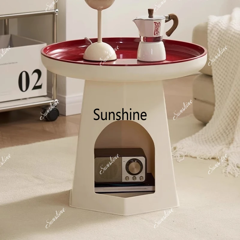 

Unique Display Coffee Table Storage Design Colorful Oval Coffee Table Nordic Living Room Tavolino Da Salotto Home Accessories