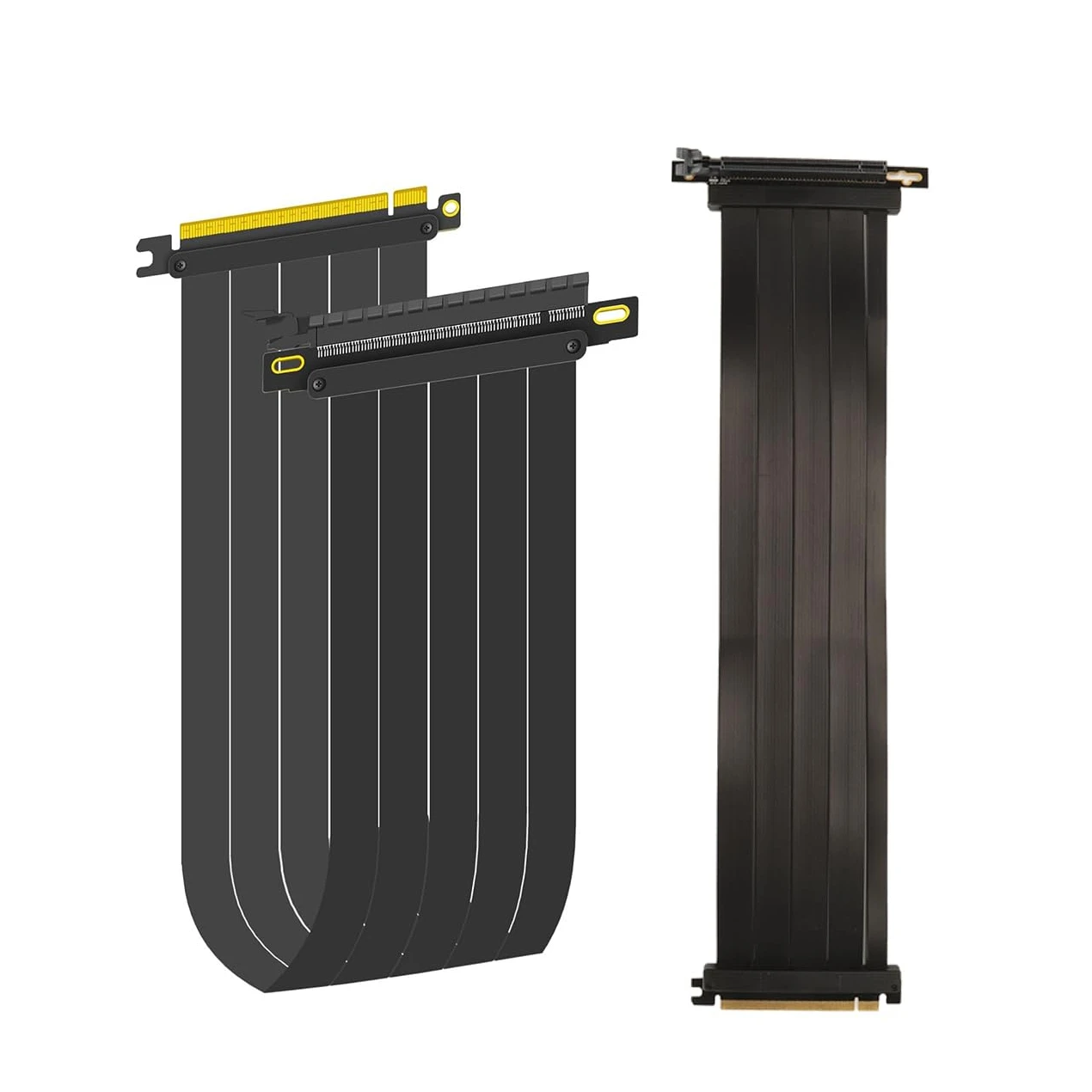 

10cm 15cm 20cm PCIE 3.0 4.0 16x High Speed Flexible Riser Cable 90/180 Degree Extender Shielded Cord for RTX Graphics Video Card