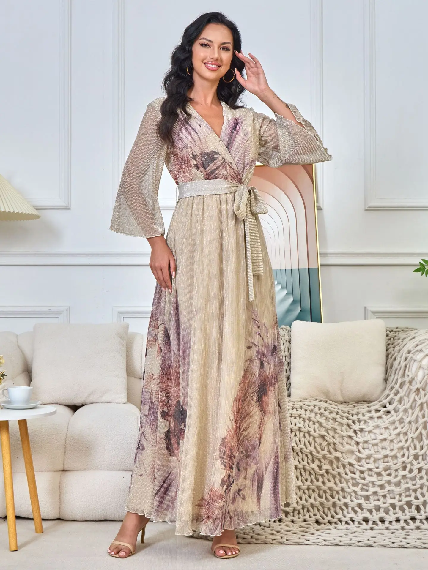 

Pullover Women's New Slim-fitting Long-sleeved Evening Dress Dress Party Elegant Dress Ins Long