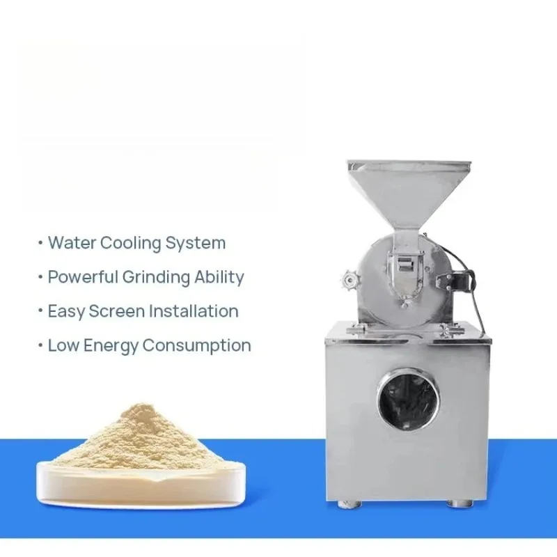 Industrial SUS304 Automatic Food Processing Spice Cinnamon Grinding Universal Crusher Machine for Chili Pepper