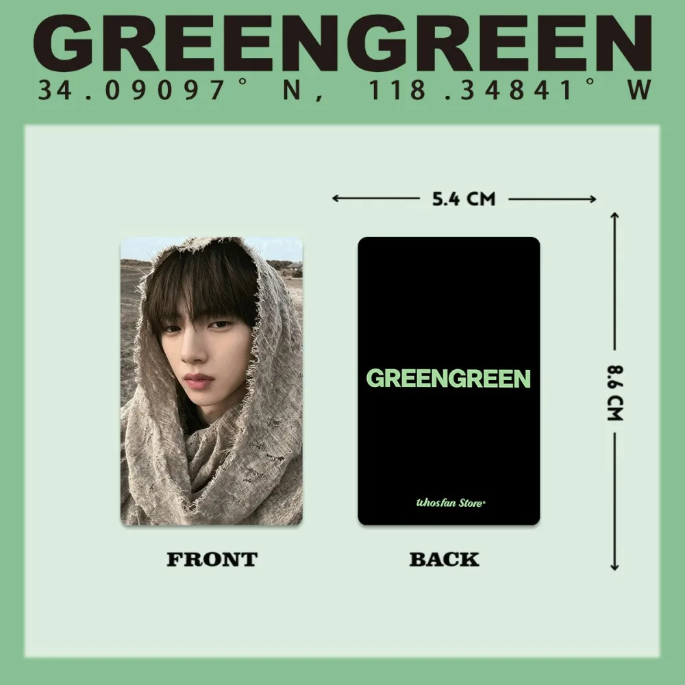 New Popular KPOP CORTIS group GREENGREEN album Little Card Roasted Hooves GREENGREEN LOMO card album Toy Gifts