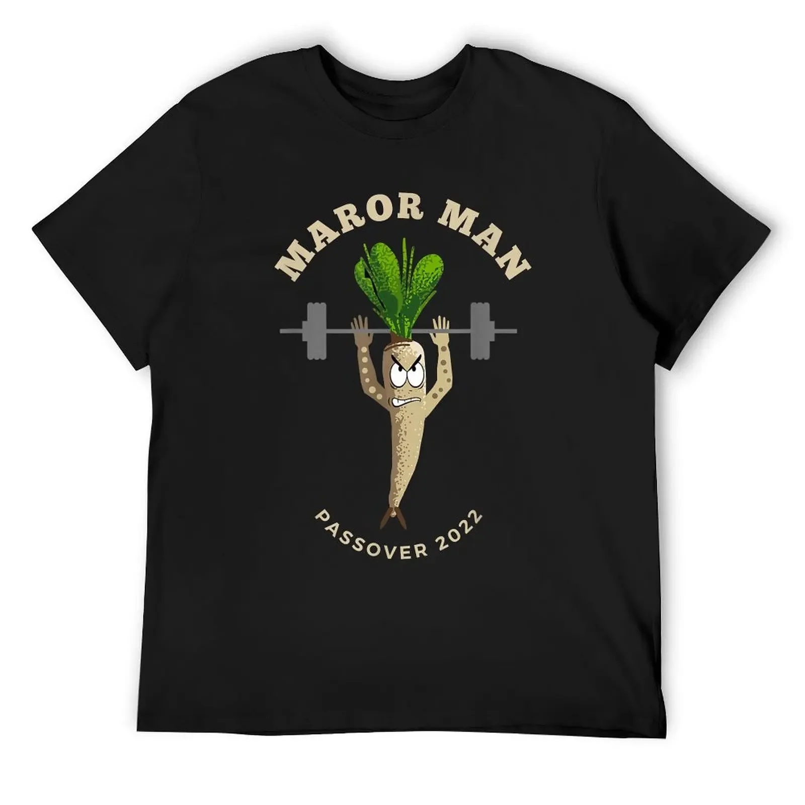 Maror Man Funny Passover Pesach Seder Horseradish T-Shirt cute tops sweat cute clothes men workout shirt