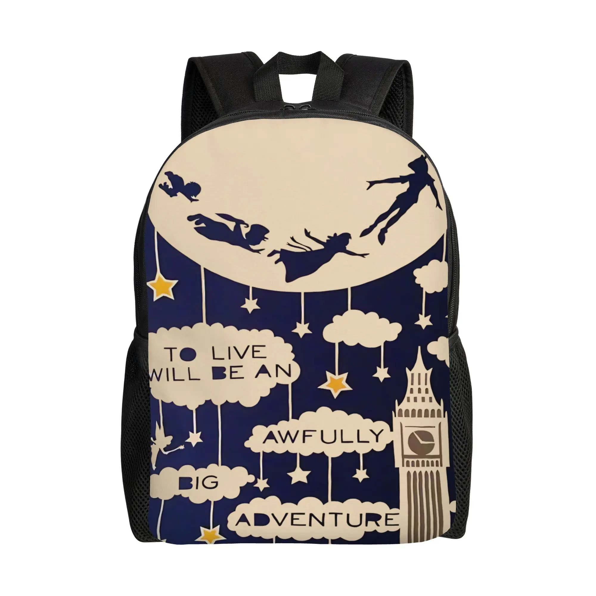 

1Piece Backpack You Can Fly New School Year Daypack Campus Peter Pan Birthday Gift New Term Starts