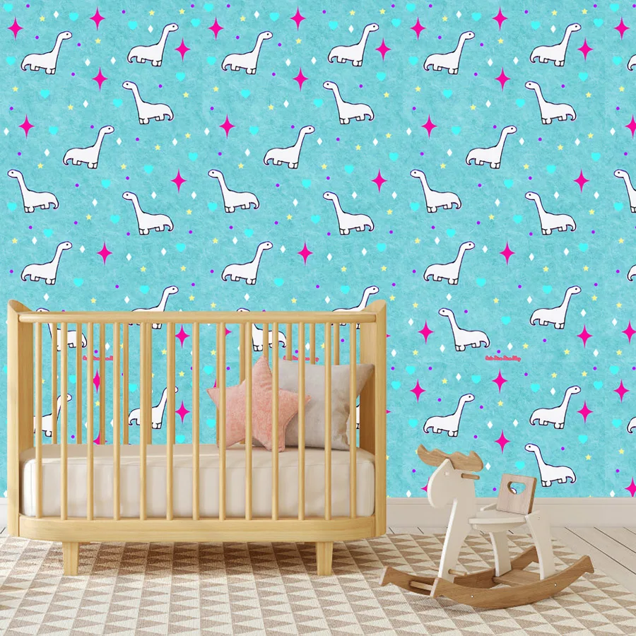 20+ Animal Dinosaur Wallpaper for Bedroom Decoration Kid's Baby Wall Papers Home Decor Mural, Removable Peel and Stick  Optional