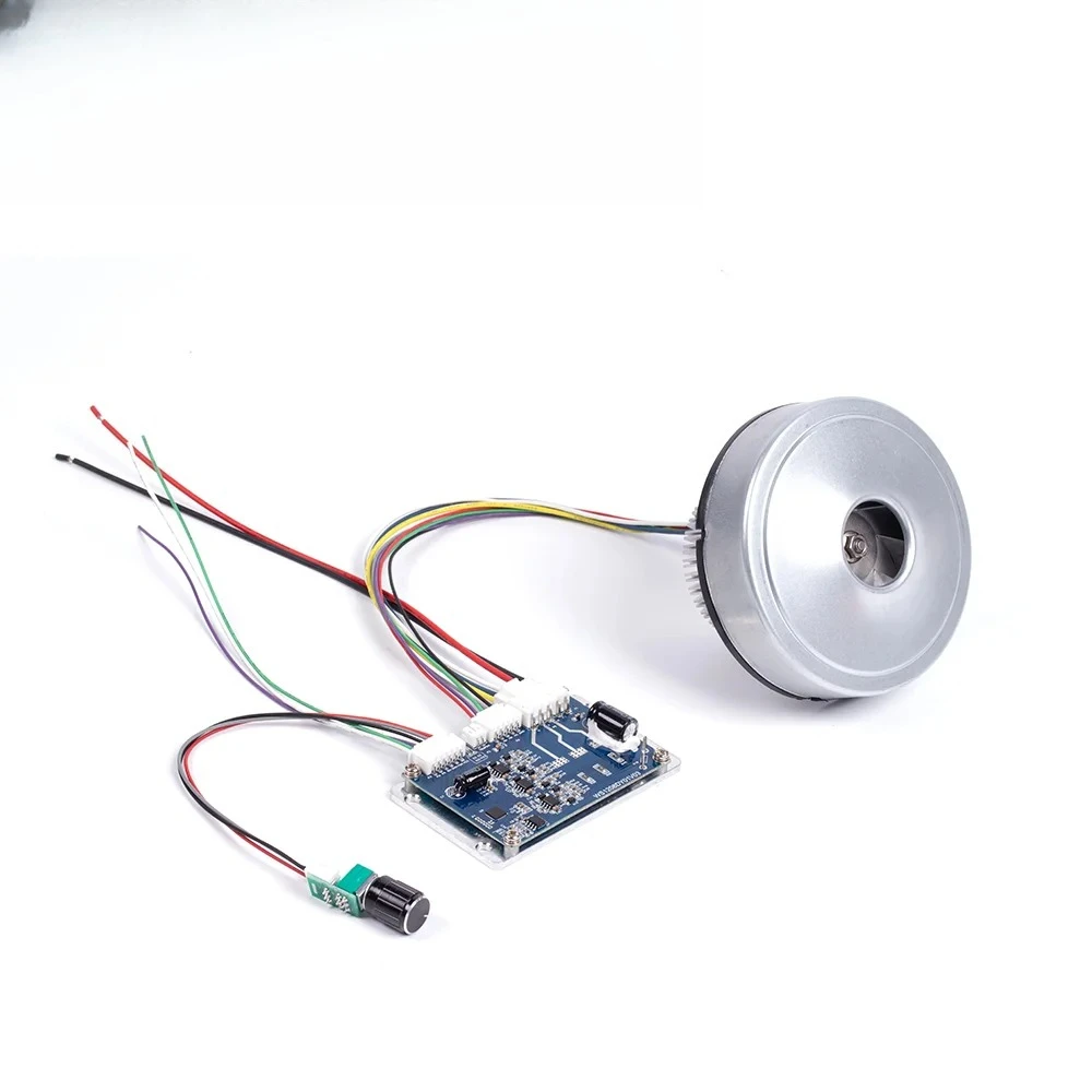 24V 58CFM High Pressure Brushless DC Centrifugal Air Blower Aluminum With Bearing Inflatable Blower
