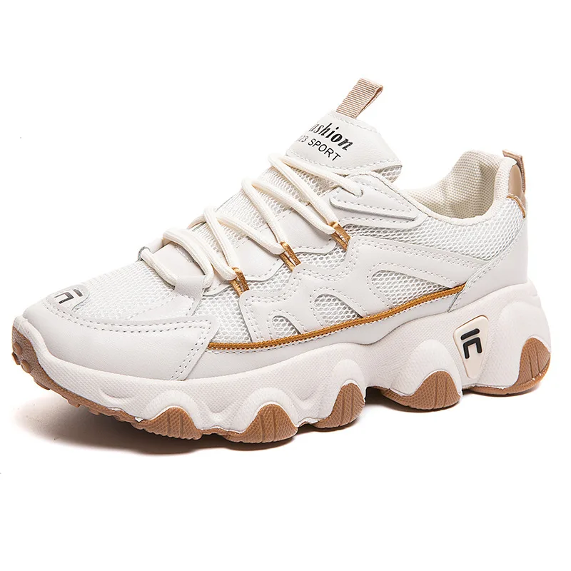 chunky sneakers height Increasing Shoes autumn ventilate casual