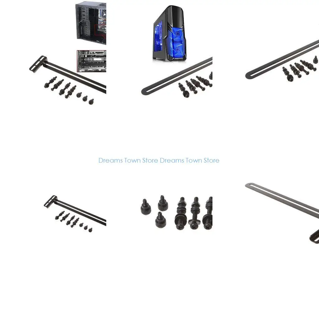 HX6A PCI Video Card Heatsinks Cooling Mount Rack for 14cm/12cm/28CM/29cm fan