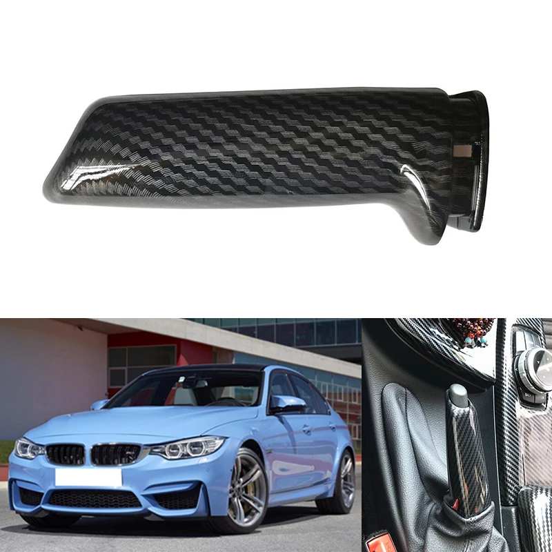 THua store Geschikt for BMW E46 E90 E92 E60 E39 F30 F34 F10 F20 Accessoires Universele Koolstofvezel Auto Handrem Grepen Cover Interior Trim (Color Name : Black THua store Geschikt for BMW E46 E90 E92 E60 E39 F30 F34 F10 F20 Accessoires Universele Koolstofvezel Auto Handrem Grepen Cover Interior Trim (Color Name : Black