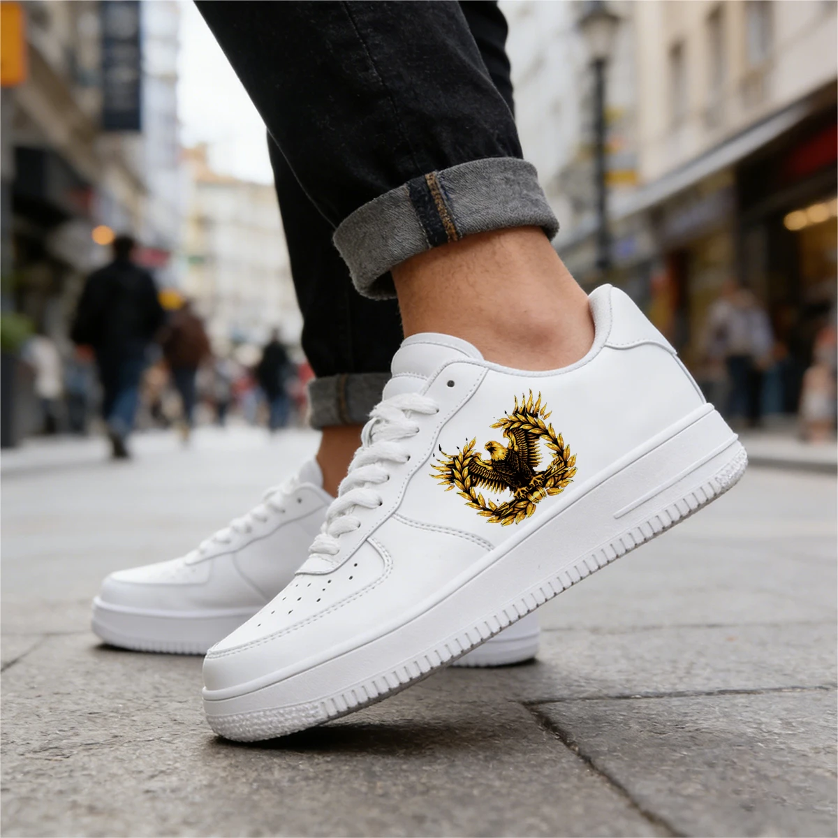 

Унисекс кроссовки в китайском стиле, белые, весенние, дышащие, универсальные, повседневные, для студентов, модные