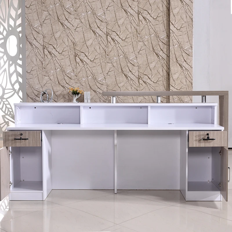 Small Modern Office Furniture Front Desk Reception Counter Design