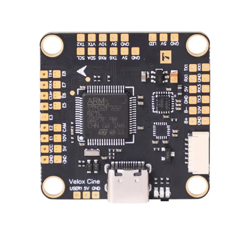 SkyDElNew TMOTOR Velox CINE F7 Multifunctional Freestyle Cinematic Flight Controller 3-6S DUAL BEC For X8 FPV S Analong / HD VTX