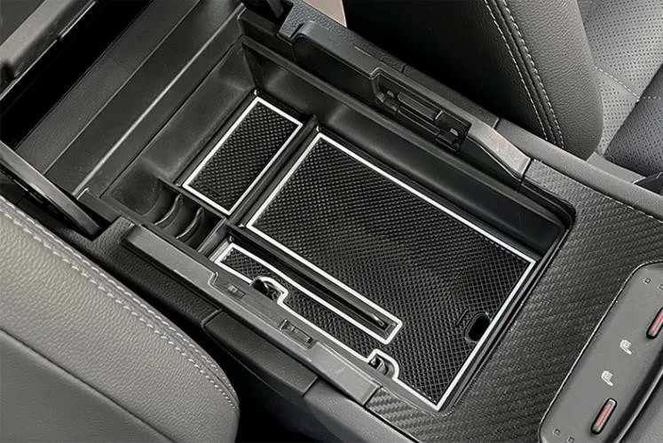 New For Toyota Harrier 80 Series 2020 2021 Car Central Armrest Storage Box Organizer Center Console Flocking Containers Holder