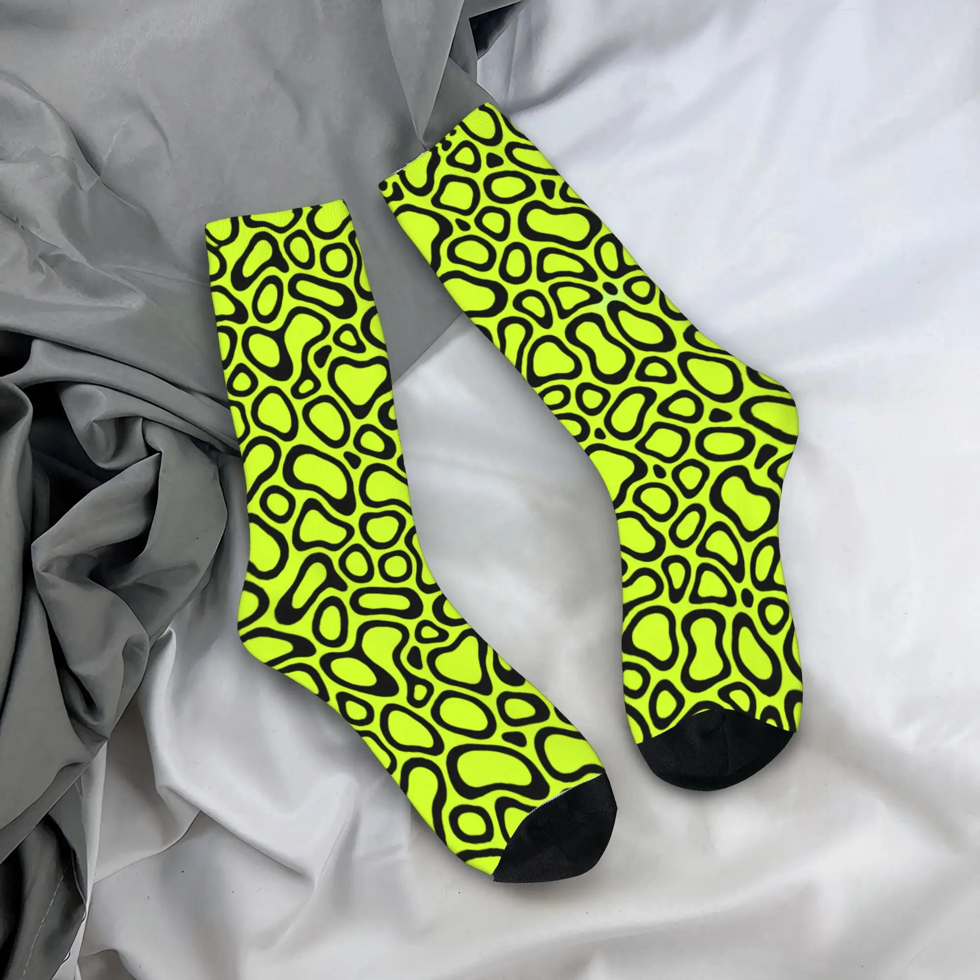 Motorcycle Racing Socks L-Landos Pattern Stockings Non Slip Adults Men Socks Medium Soft Autumn Vintage Skateboard Socks