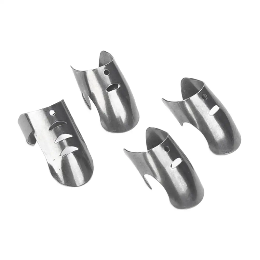 4 PCS Cooking Knife Slicing Chopping Adjustable Finger Hand Protector Guard Sleeves Avoid Accidents Kitchen Tool Gadget