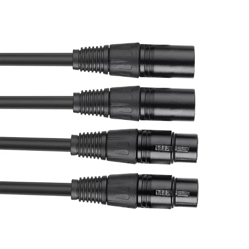 Hi-end 5N OCC Single Crystal Silver Plated Cable with Rhodium Plated XLR Plug Hifi Audio 2XLR To 2XLR Audiophiles Audio Cable