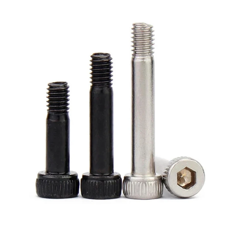 Grade 12.9 Nickel Plated/Black Half Threaded Hexagon Socket Head Bolts M2 M2.5M3M4 Hexagon Socket Head Bolts Half Shoulder Bolts