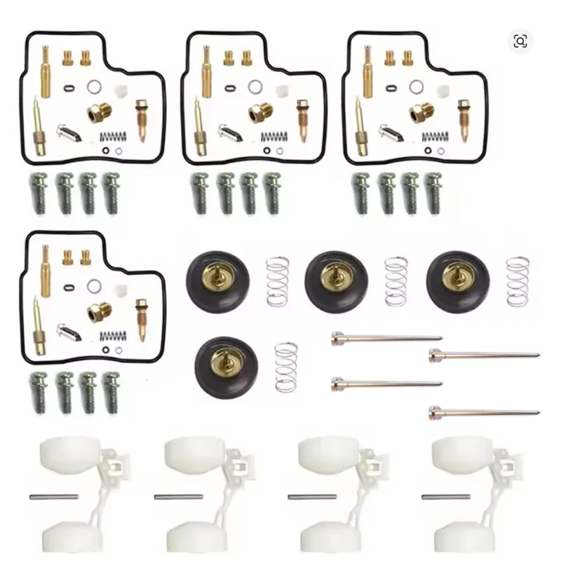 Carburetor Repair Kit Rebuild Seal Float Valve Pilot Screws FOR HONDA ST1100 SC26 1990-2000 ST 1100