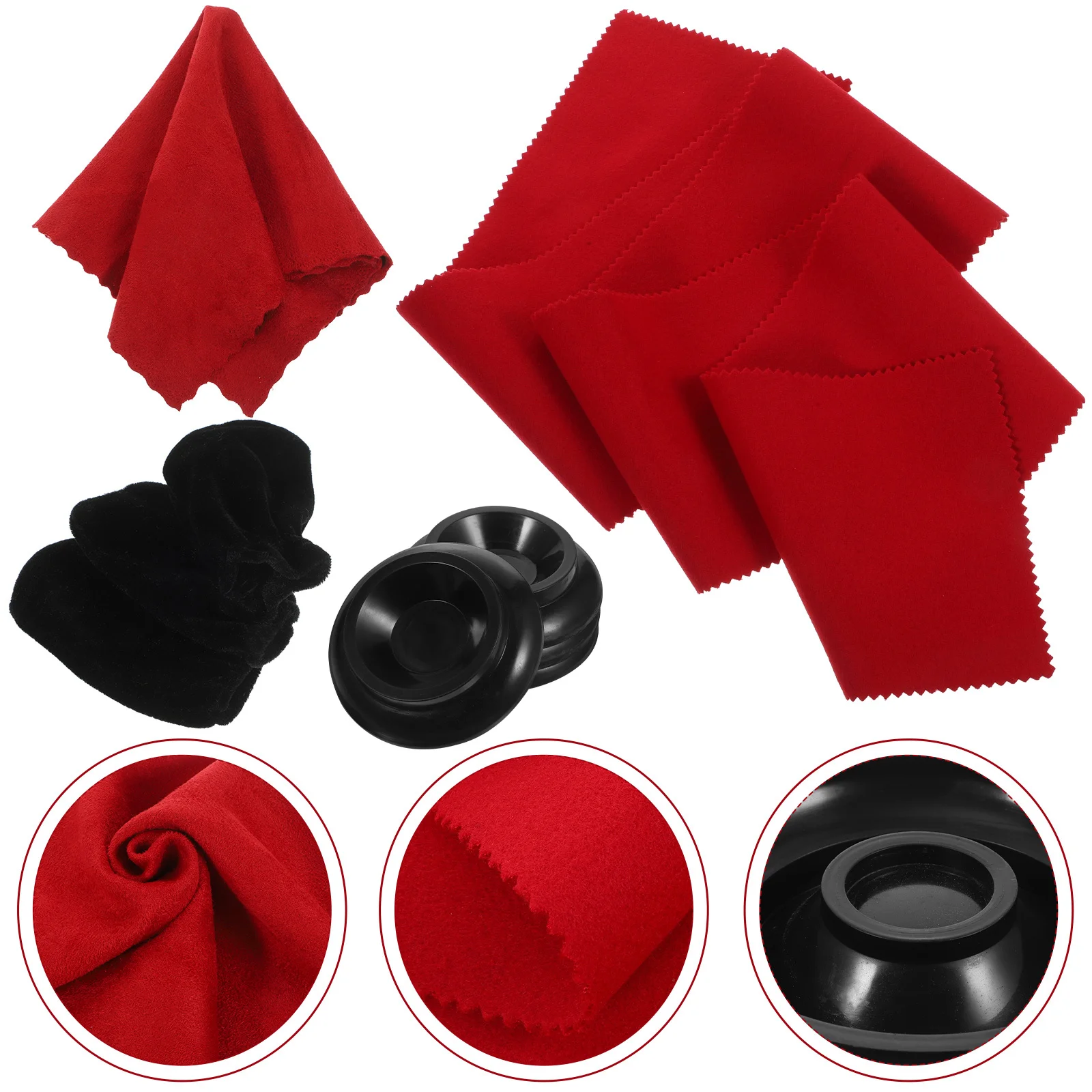 

1Set Piano Accessories Maintenance Kit Keyboard Dust Cover Pedal Protectors Noise Reduction Caster Cups Portable Piano
