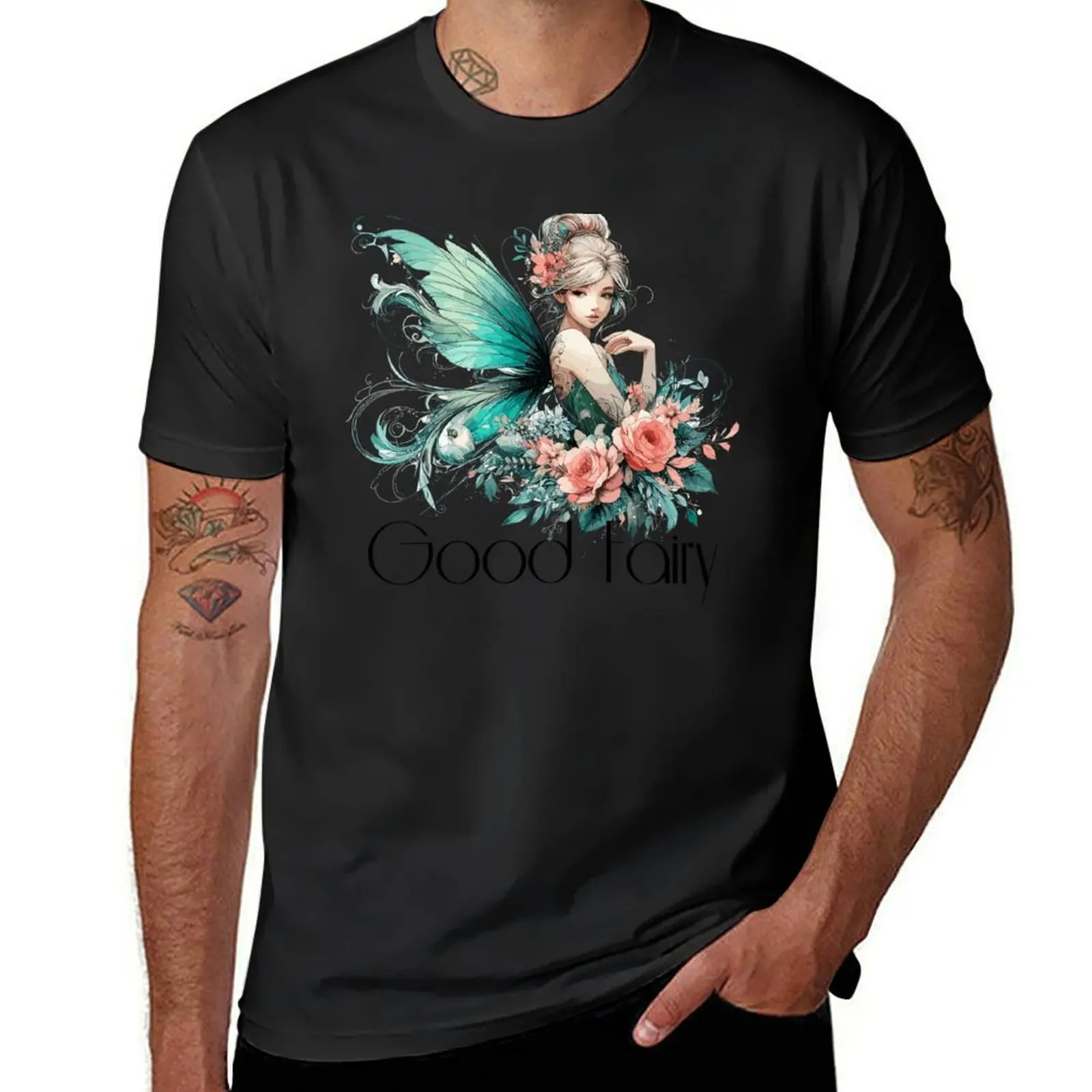 Fairy godmother gift T-Shirt customs funnys cute clothes Short sleeve tee t shirts for men graphic