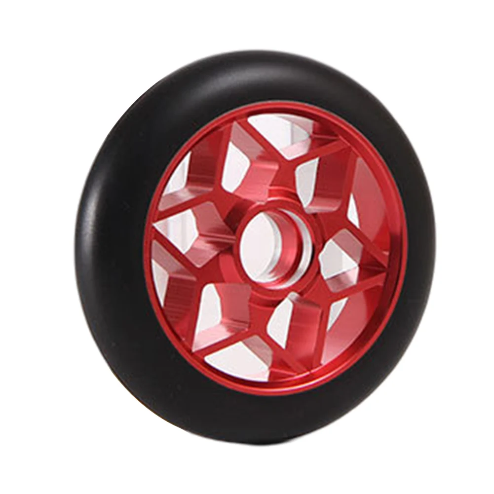 Aluminum Alloy Scooter Wheels Stunt Scooter Aluminum Alloy Wheels 110mm 4.3inch 110mm Scooter Wheels High Carbon Steel Bearings