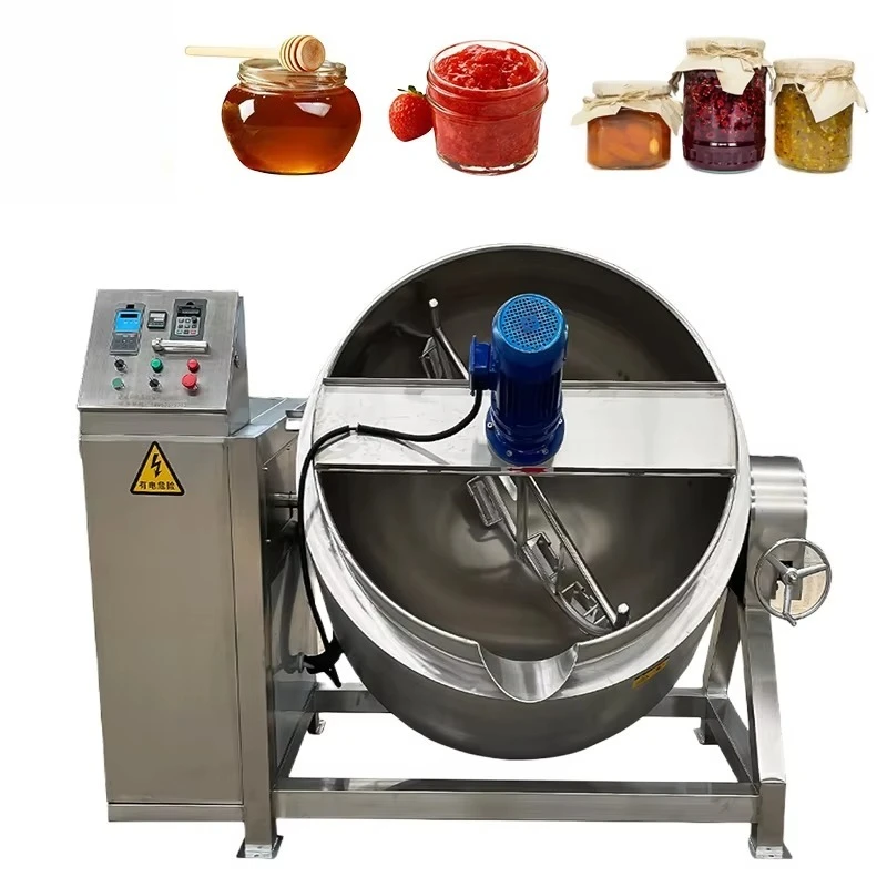 

VBJX 30 L 50L Semi Automatic Steam /electric Tilting Planetary with Mixer Mixing Cooking Double Jacketed Kettle