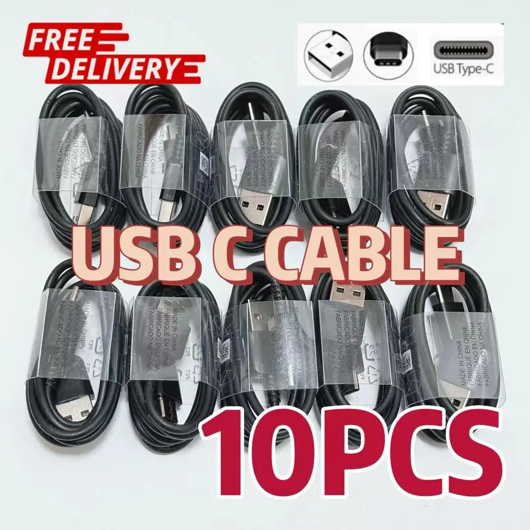MFIGlGK   Bulk Lot 10x USB C Cable 4ft Fast Charger Type C Cord for Samsung S8 S9 S10 Note10 Android for Google for Xiaomi