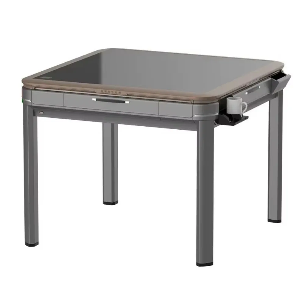 Wholesale 2025 New 4 Legs Majhong Tables Mah Jong Meeting Dining 2 in 1 Stand Square Automatic Mahjong Table for Home Use