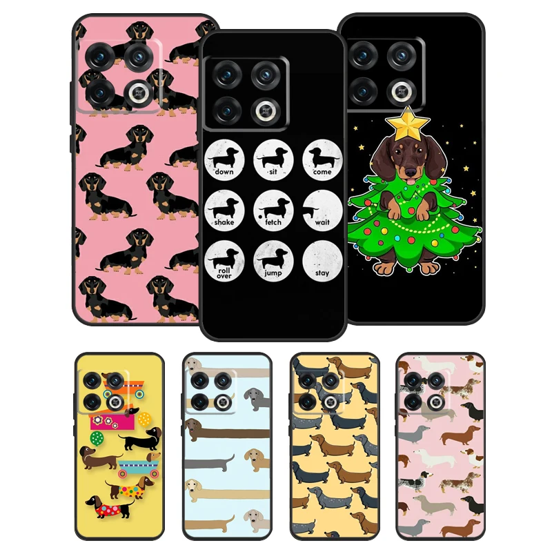 Funda de silicona Dachshund Teckel Dackel Dog para Oneplus Ace 10R 9 R 8T para Nord 2 T, funda suave One Plus 10 9 Pro
