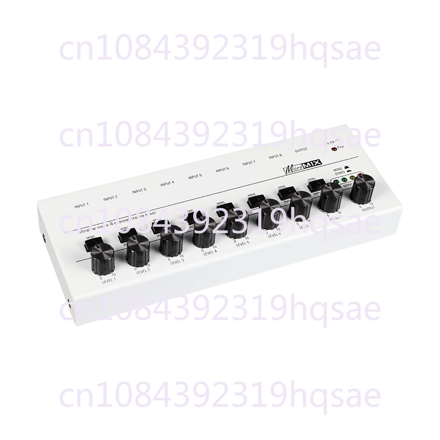 

MX4 4-Way Audio Mixer Mixer Portable Independent Operational Amplifier Audio Mixer Input Control Front-Level Amplification