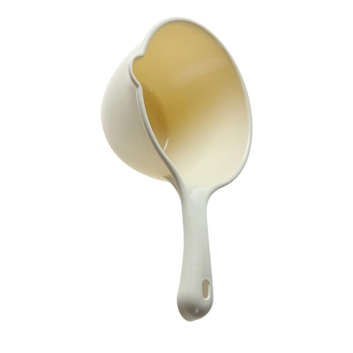 1Pc Plastic Water Ladle Bathing Bailer Water Dipper Spoon for Home Restaurant Kitchen Khaki Plastic Water Dipper