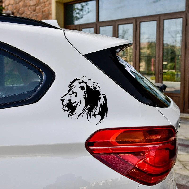 G107 Aliauto Personality Car Sticker Meditation Lion Automobiles Motorcycles Accessories Vinyl Decal for Peugeot Skoda